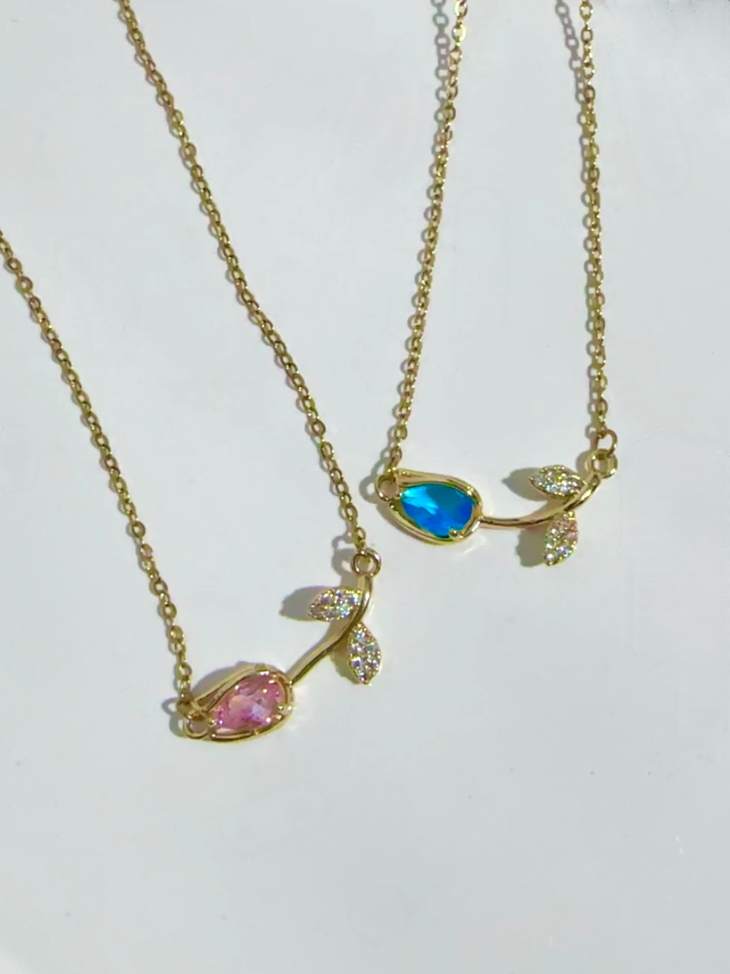 Tulip Gold Plated Necklace