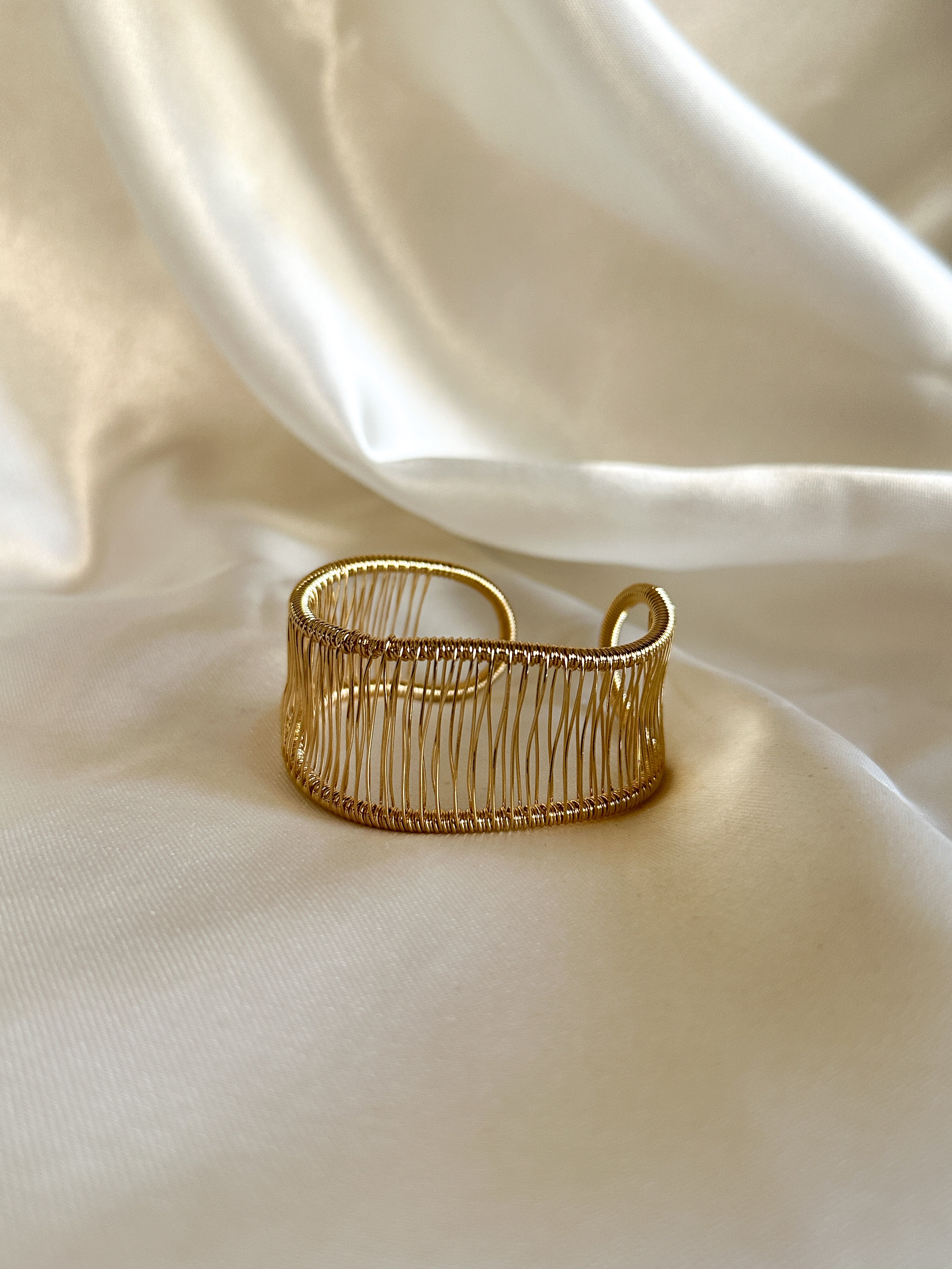 Golden Strings Bangle