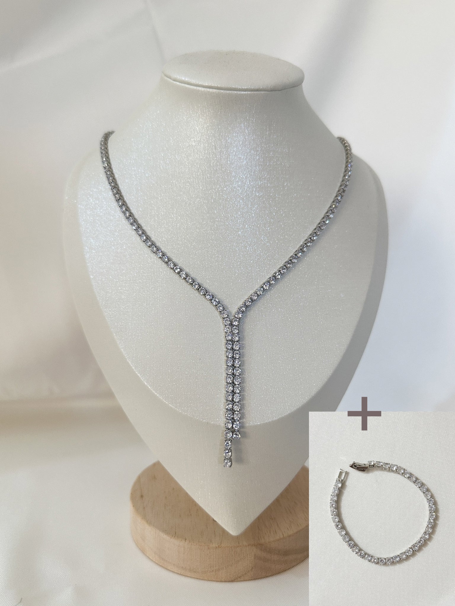 Adamas Set | Silver Tennis Set