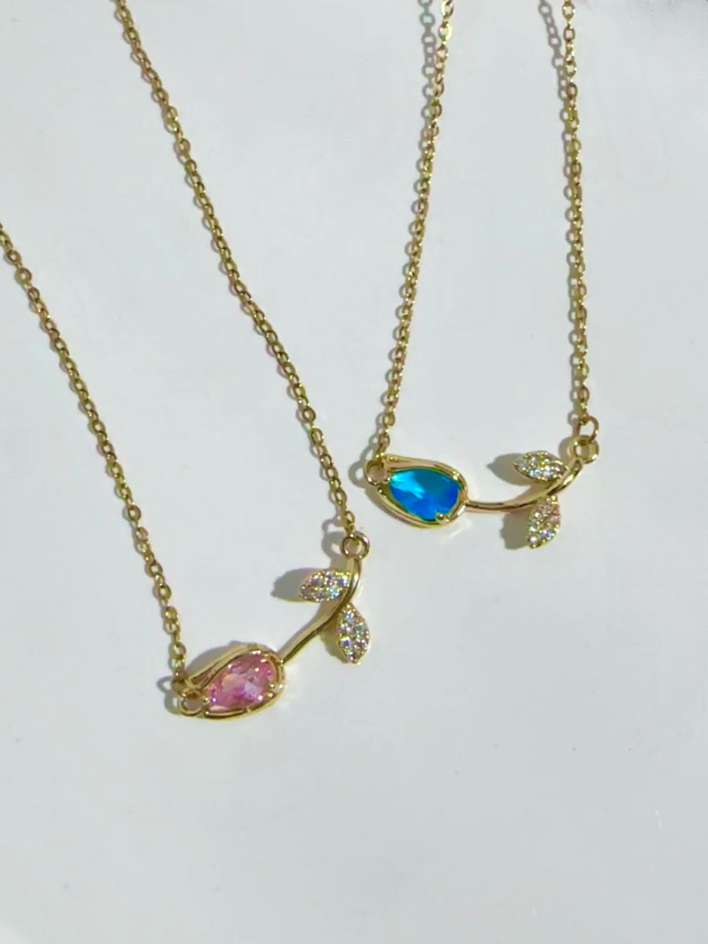 Tulip Gold Plated Necklace