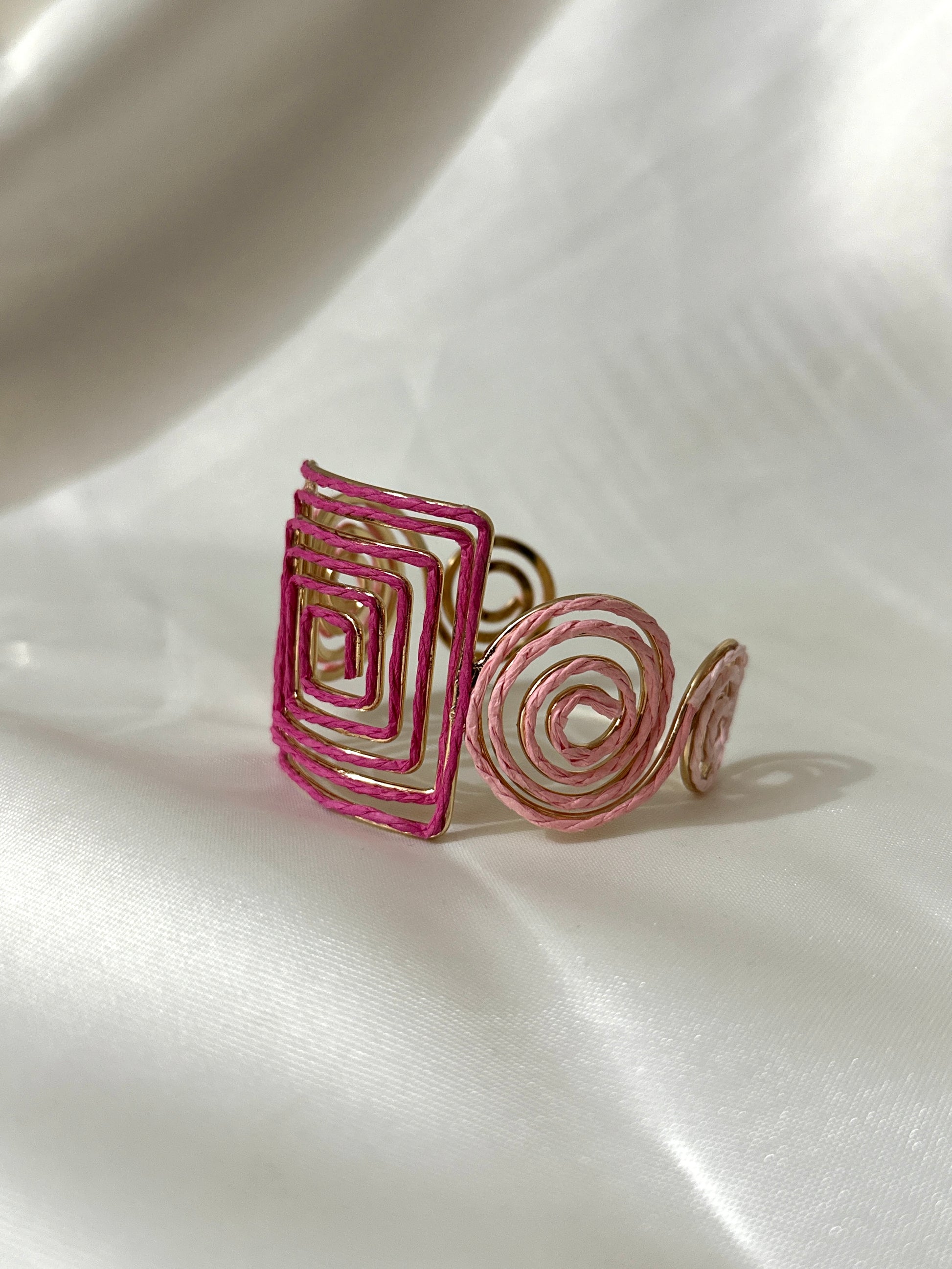 Pink Edges Summer Bangle