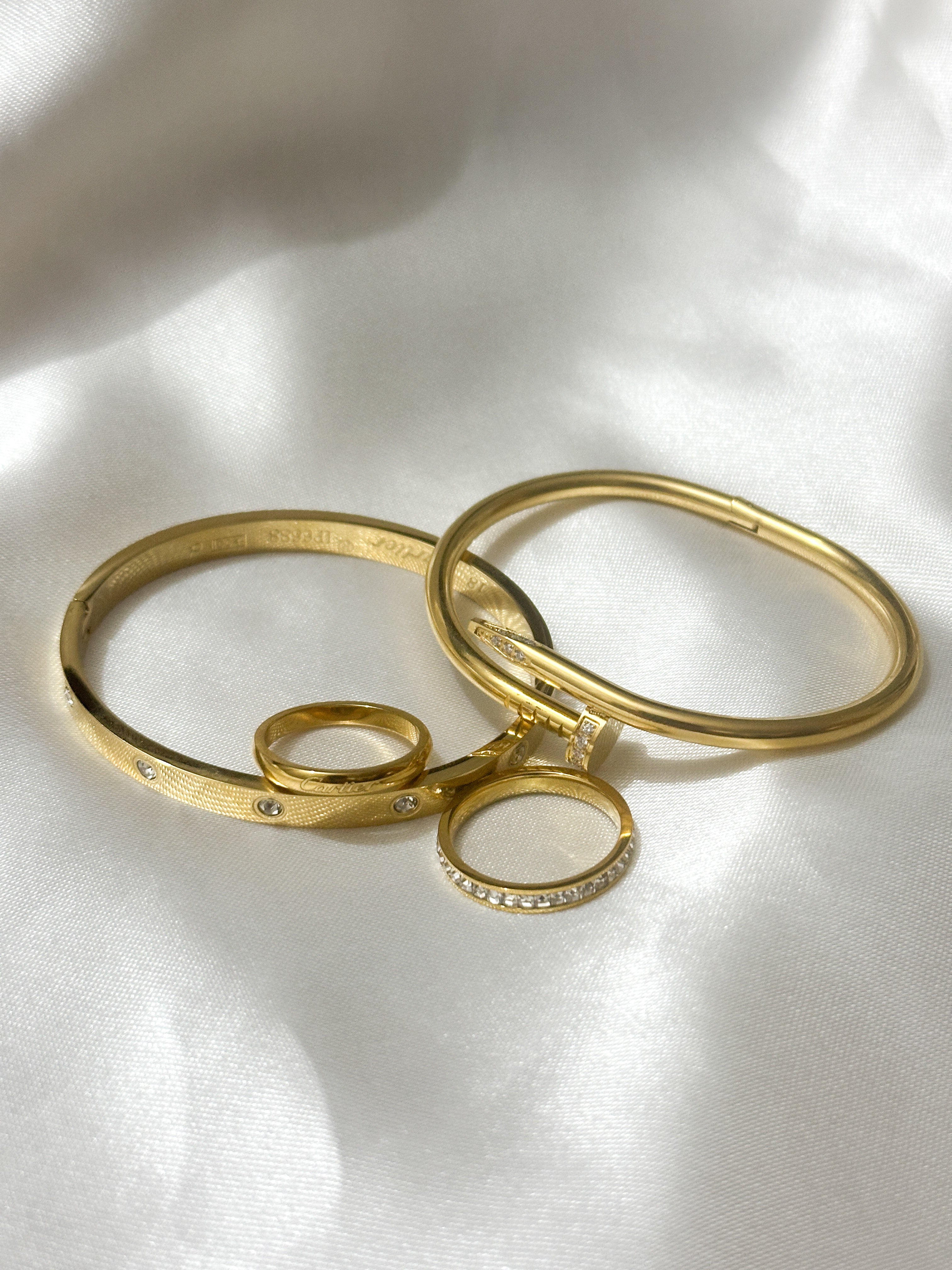 Crown Set | 4 Pieces Gold Plated Stainless Steel Set