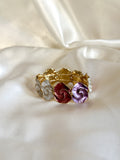 Blush Resin & Gold Bracelet