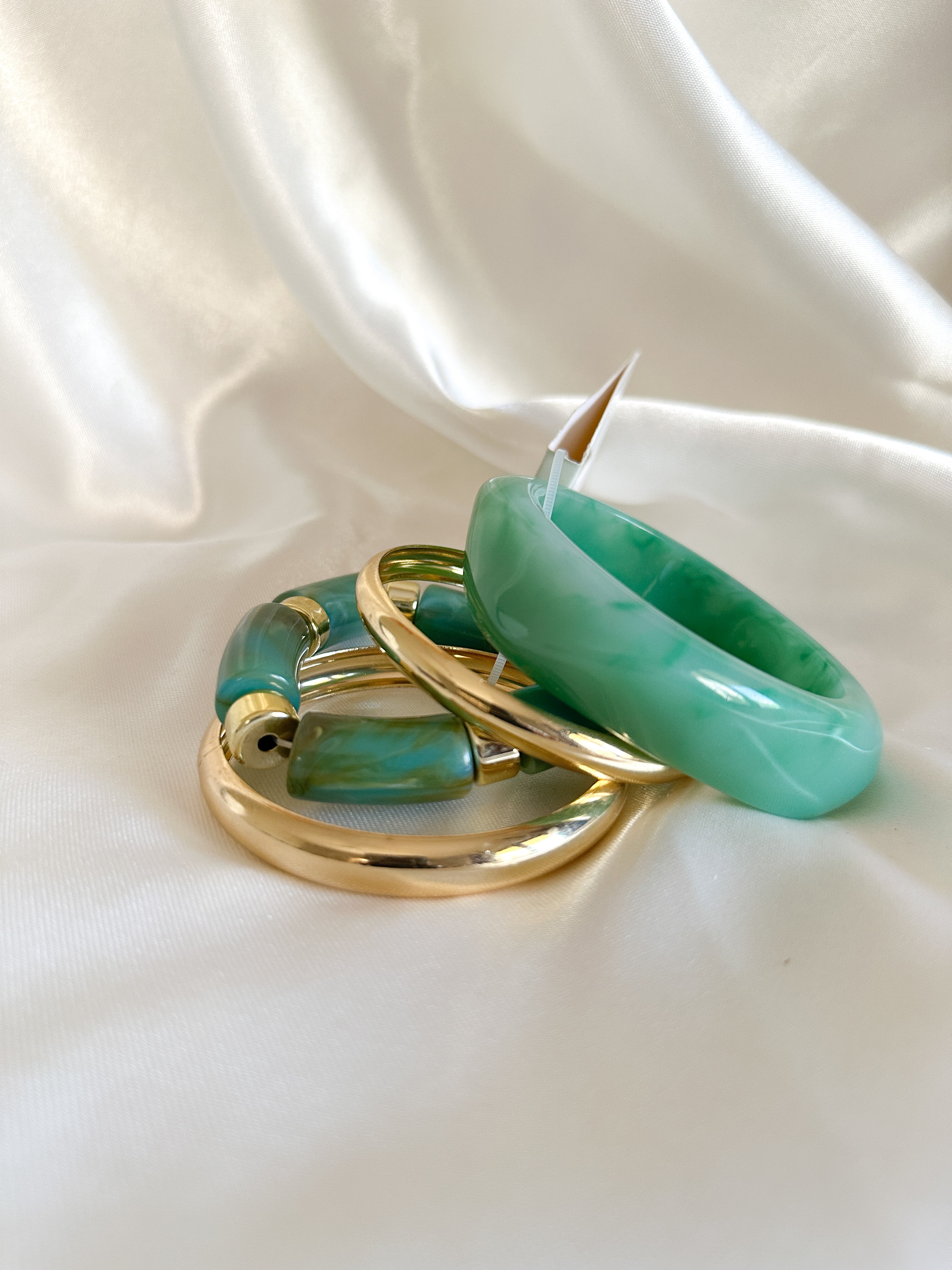 Jade Rush Bangle Set