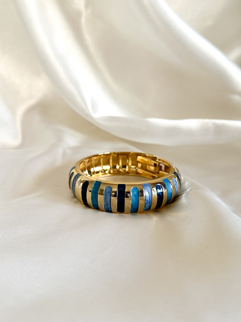 Azure Stripe Bangle