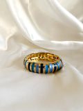 Azure Stripe Bangle